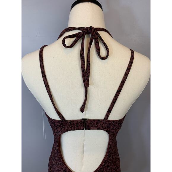 NWT Athleta One Piece Keyhole Swimuit Floral Camo Medium - Picture 10 of 16